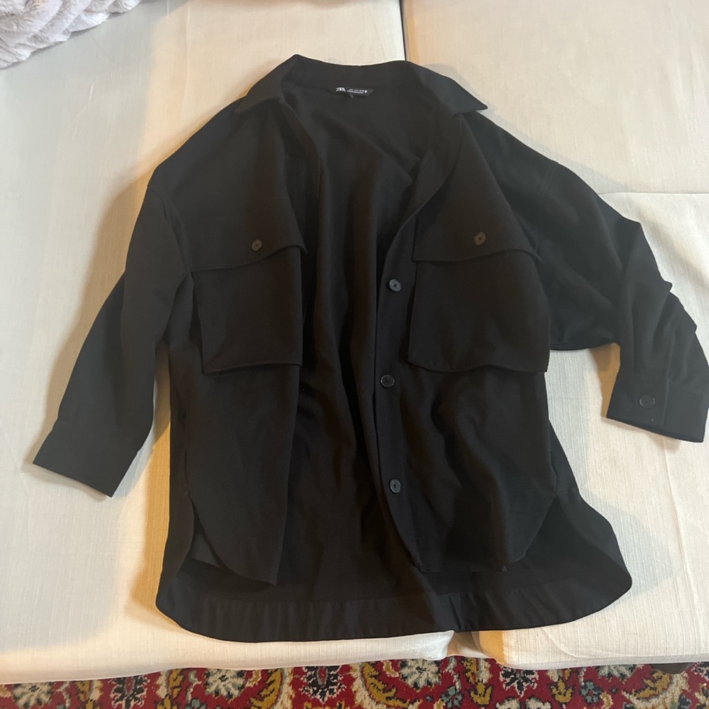Zara oversized overthrown shirt US small